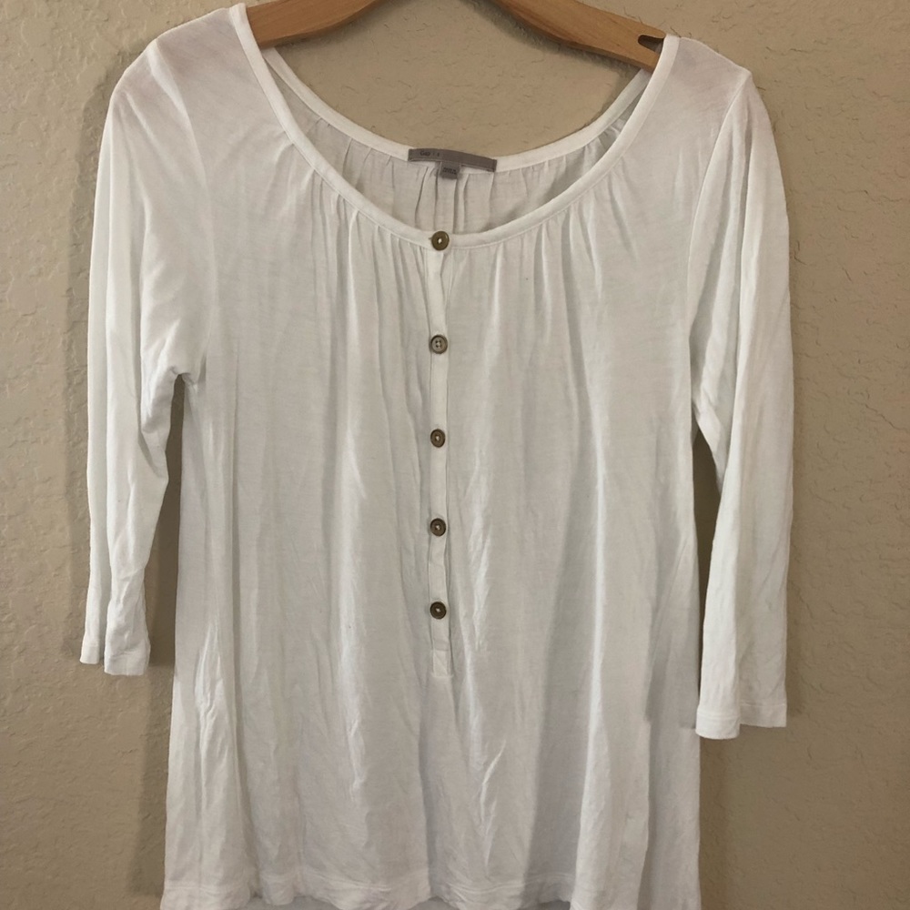 Gap Button Up Peasant Shirt